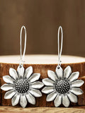 Western Vintage 3D Sunflower Earrings