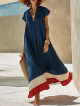 Women's Casual Vacation Minimalist V-neck Dress