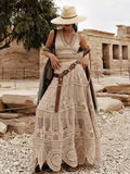 Retro Bohemian-Style Lace Skirt