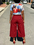 Casual Artistic-print Cotton T-shirt
