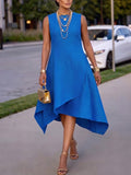 Artistic-cut Vacation Party Dress