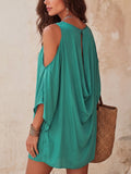 Elegant & Cozy Off-shoulder Long Shirt