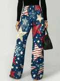 American Star Decorative Pattern Women's Casual Cotton Denim Pants