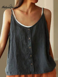 Women's Cotton Casual Loose Tank Top