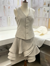 Artistic Cut Elegant Cotton-linen Suit Vest