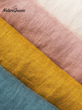 Summer Retro Style Light Weight Cotton And Linen Shirt