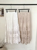 Retro Bohemian-Style Lace Skirt