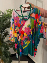 Women's Retro Floral Print Casual Loose Top
