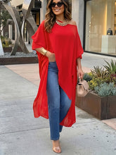 Elegant, Flowy, Loose-fitting Chiffon Top