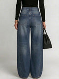 Women's RetroArt Print Casual & Stylish Distressed Jeans