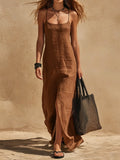 Women's Sleeveless Spaghetti-strap Dress