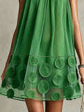 Women's Fashion Art Casual Sleeveless Stylish Comfortable Short Dress
