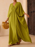 Women's Vacation Style Loose Robe Dress