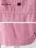 Women's Solid Color Loose Casual Shirt