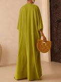 Women's Vacation Style Loose Robe Dress