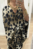 Women's Designer Batwing Sleeve Mid-length Dress