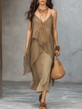 Elegant And Flowing Chiffon Slip Dress