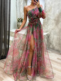 Women's Fashion Floral Art Print Casual Stylish Comfortable Dress