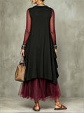 Casual, Stylish Sleeveless Cotton Dress