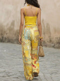 Women's Retro Fashion Art Stylish Casual Top And Pants Cotton Linen Suits