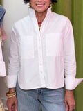Minimalist & Elegant Stand-collar Blouse