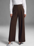 Stylish Casual Straight-leg Trousers
