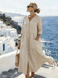 Women'S Casual Solid ColorDress