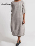 Casual Solid Color Dress