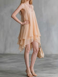 Women's Sleeveless Chiffon Slip Dress