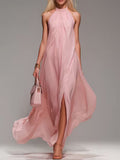 Women's Halter-neck Backless Dress